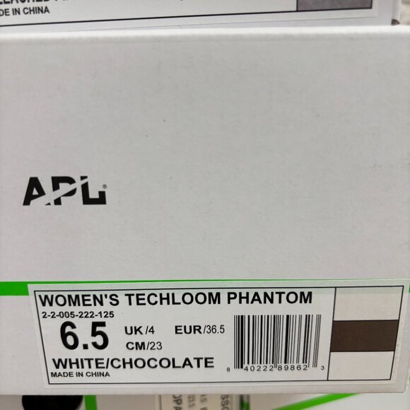 NIB | APL Techloom Phantom White Chocolate Trainers Sneakers - Picture 4 of 4